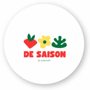 Autocollant Rond - De saison